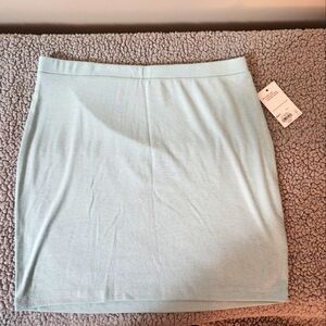Juniors Pale Blue So Mini Skirt